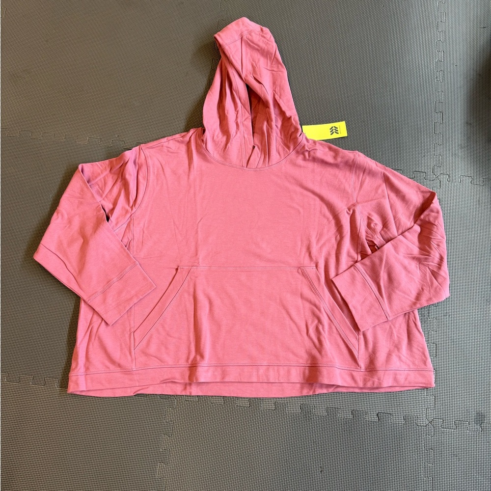 NEW All In Motion Women’s Rose Red Hoodie With Pocket/ Size 4X